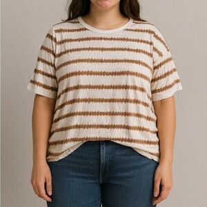 Nine West Soft Spun Size Large T-Shirt